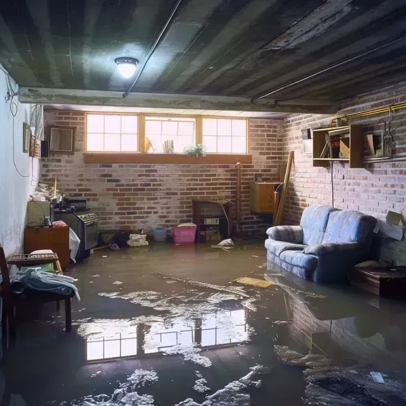 Flooded Basement Cleanup in Lackland Air Force Base, TX